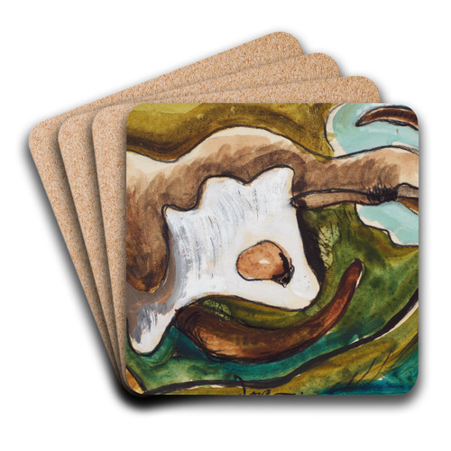 Study for Goat by Arthur Dove Art Drink Coaster set