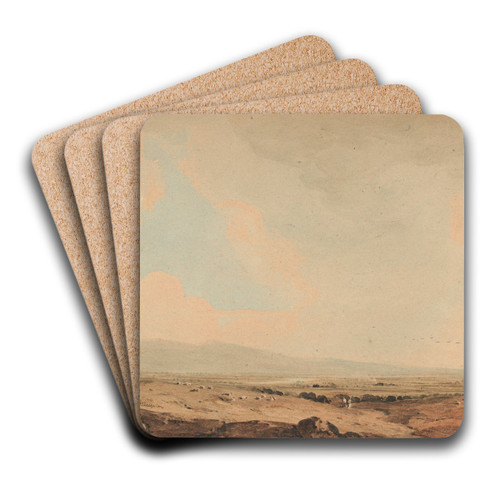 Vale of Clwyd, Wales by John Varley Art Drink Coaster set
