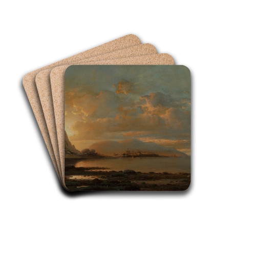 Home Port, Coast of Labrador by William Bradford Drink Coasters - set of 4