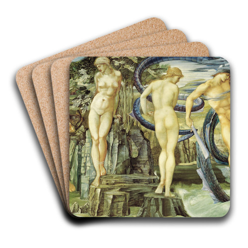 Perseus and Andromeda by Sir Edward Coley Burne-Jones Art Drink Coaster set