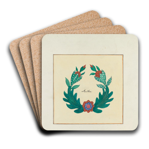 Autograph Quilt by Cornelius Christoffels and Margaret Linsley Art Drink Coaster set Autograph Quilt by Cornelius Christoffels and Margaret Linsley Art Drink Coaster set