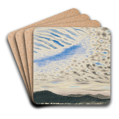 Naturstudie XLV by Karl Wiener Art Drink Coaster set