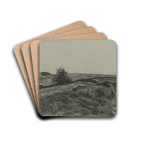 Raised bog by Wilhelm Kalb Drink Coasters - set of 4 Raised bog by Wilhelm Kalb Drink Coasters - set of 4