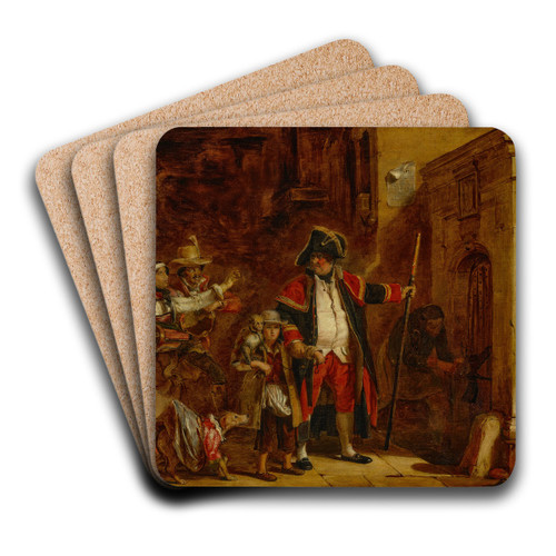 The Parish Beadle by Sir David Wilkie Art Drink Coaster set The Parish Beadle by Sir David Wilkie Art Drink Coaster set