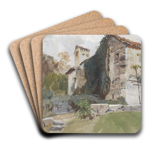 Volos by Marie Egner Art Drink Coaster set