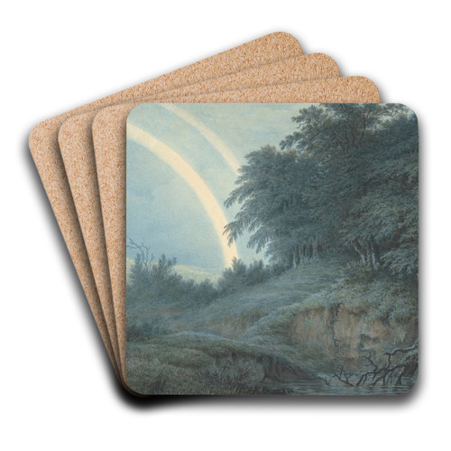 The Rainbow by John Glover Art Drink Coaster set