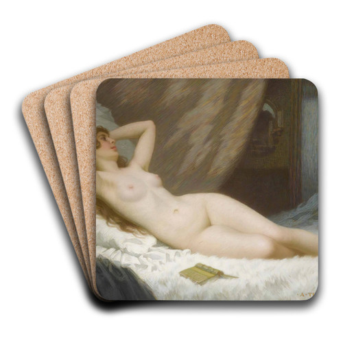 A Moment Of Repose by Antony Troncet Art Drink Coaster set