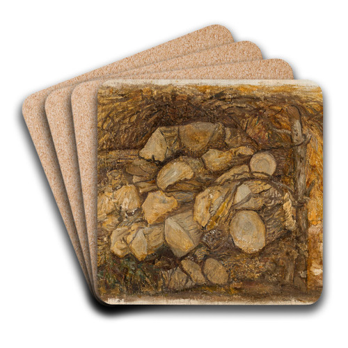 Sg drzewa by Tadeusz Makowski Art Drink Coaster set