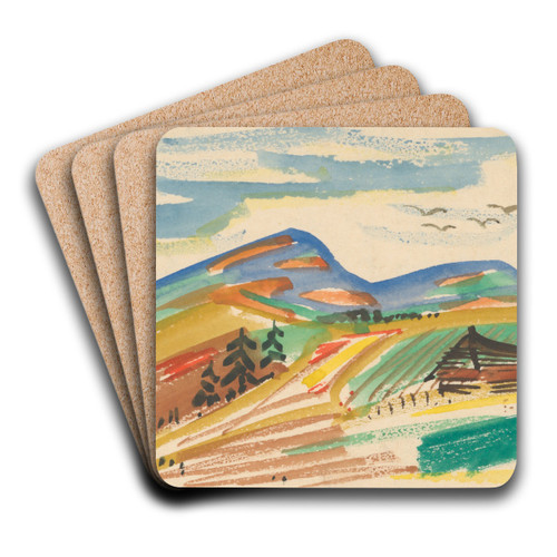 tubnianske Teplice by Mikul Galanda Art Drink Coaster set