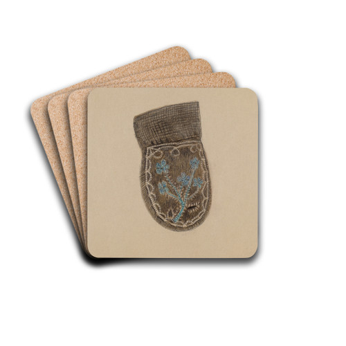 Mitten by Margaret Knapp Drink Coasters - set of 4
