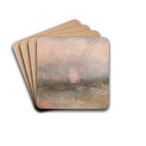Off the Nore by Joseph Mallord William Turner Drink Coasters - set of 4