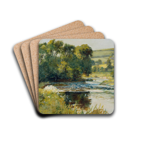 Streamside by Edward Mitchell Bannister Drink Coasters - set of 4