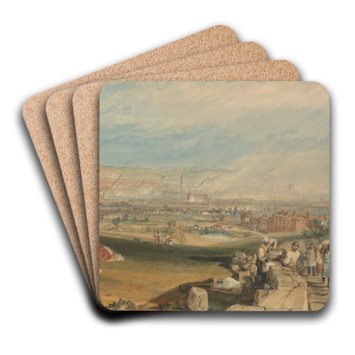 Leeds by Joseph Mallord William Turner Art Drink Coaster set