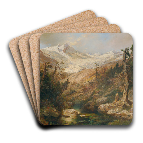Rauriser Goldberggletscher by Adolf Obermllner Art Drink Coaster set