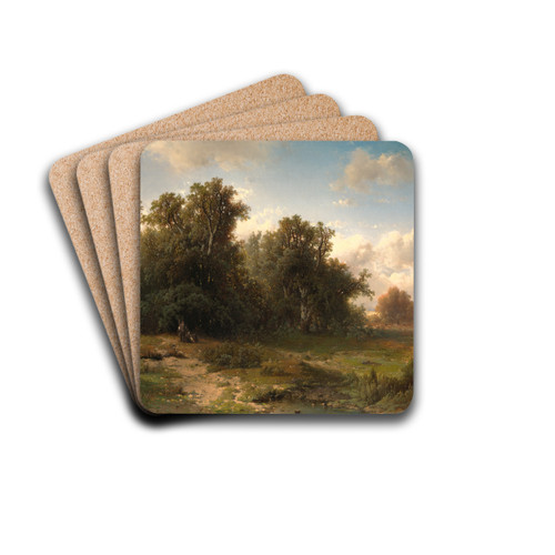 Wolfheze by Frederik Hendrik Hendriks Drink Coasters - set of 4
