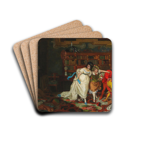 Carnival by Vincenzo Colleoni Drink Coasters - set of 4 Carnival by Vincenzo Colleoni Drink Coasters - set of 4
