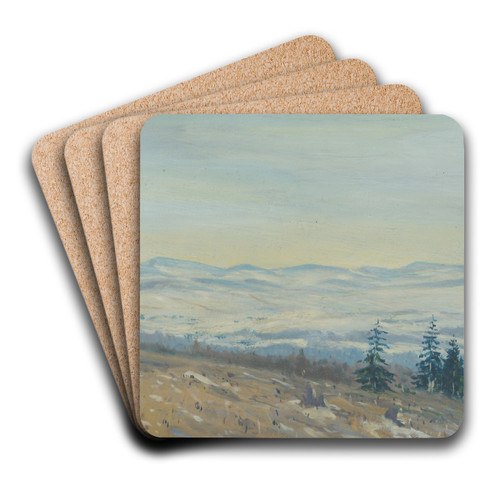 High Tatras by Ferdinand Katona Art Drink Coaster set