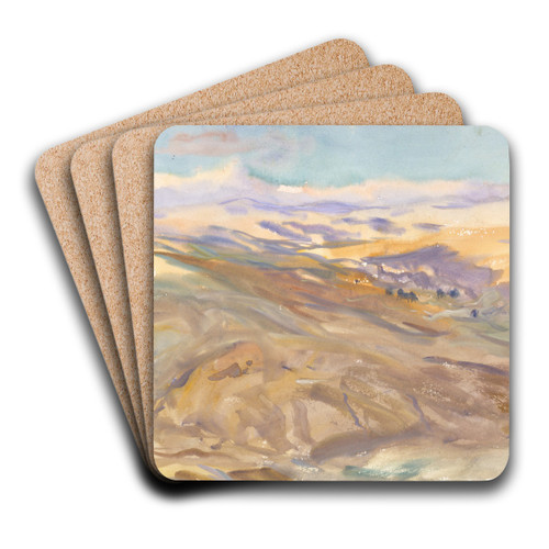 Sunset by John Singer Sargent Art Drink Coaster set