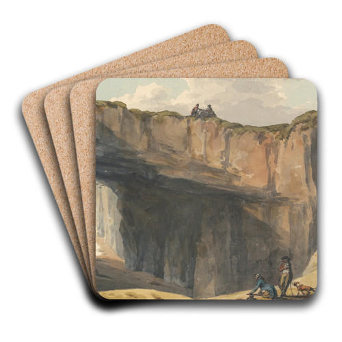 Castle Point by John Warwick Smith Art Drink Coaster set