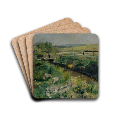 View from Brum by Gerhard Munthe Drink Coasters - set of 4