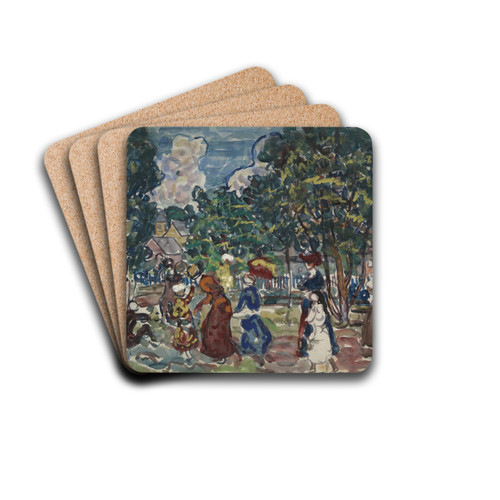 SundayPromenade by Maurice Prendergast Drink Coasters - set of 4