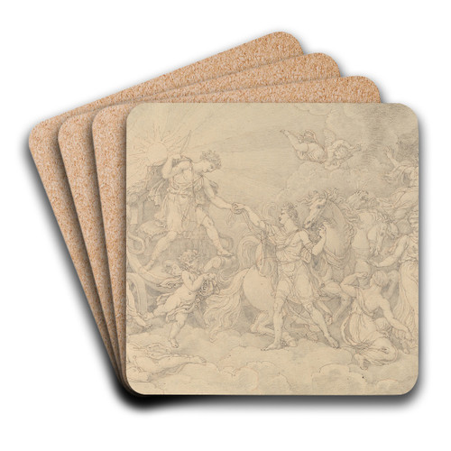 Apollo and Phaeton by Edward Francis Burney Art Drink Coaster set