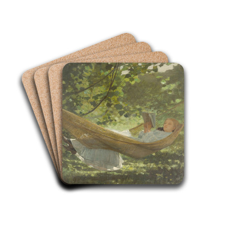 Sunlight and Shadow by Winslow Homer Drink Coasters - set of 4