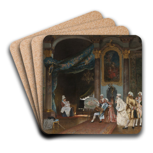 A Sance by Hugo Salmson Art Drink Coaster set