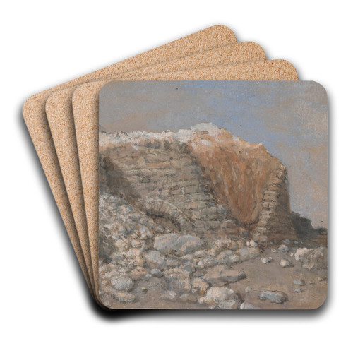 Stone Wall by Clarkson Stanfield Art Drink Coaster set Stone Wall by Clarkson Stanfield Art Drink Coaster set