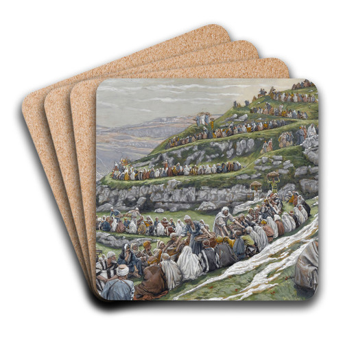 The Miracle of the Loaves and Fishes by James Tissot Art Drink Coaster set The Miracle of the Loaves and Fishes by James Tissot Art Drink Coaster set