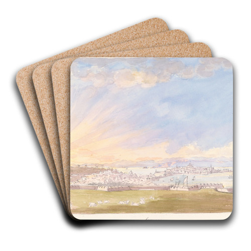 Corunna by Charles Hamilton Smith Art Drink Coaster set
