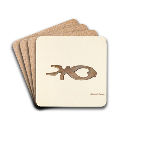 Bootjack by Marius Hansen Drink Coasters - set of 4 Bootjack by Marius Hansen Drink Coasters - set of 4