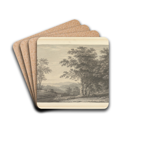 View from Rydal looking to Windermere by Joseph Farington Drink Coasters - set of 4
