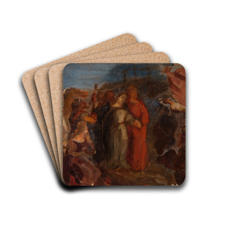 Return from Calvary by James Ensor Drink Coasters - set of 4
