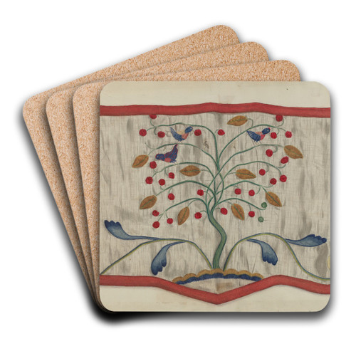 Valance by Eleanor Cunningham Art Drink Coaster set