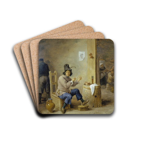 Smoker at an Inn by David Teniers The Younger Drink Coasters - set of 4