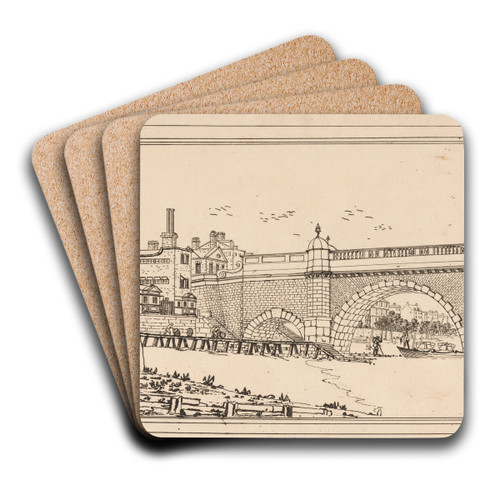 London Bridge by Daniel Turner Art Drink Coaster set
