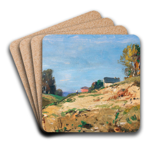 A Summer Day by Ludwig Willroider Art Drink Coaster set