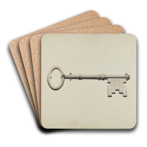 Shop Sign Key by Henry Tomaszewski Art Drink Coaster set