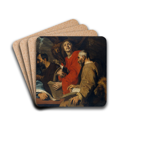 The Four Evangelists by Pieter Claesz Soutman Drink Coasters - set of 4 The Four Evangelists by Pieter Claesz Soutman Drink Coasters - set of 4