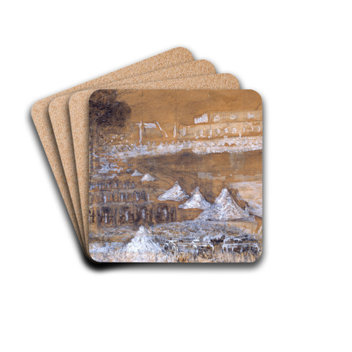 Pice d'eau des Suisses  Versailles by Pierre Puvis de Chavannes Drink Coasters - set of 4