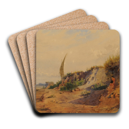 Banks of the Paran by Giuseppe Agujari Art Drink Coaster set Banks of the Paran by Giuseppe Agujari Art Drink Coaster set