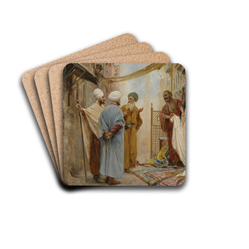The Slave Market by Fabio Fabbi Drink Coasters - set of 4 The Slave Market by Fabio Fabbi Drink Coasters - set of 4