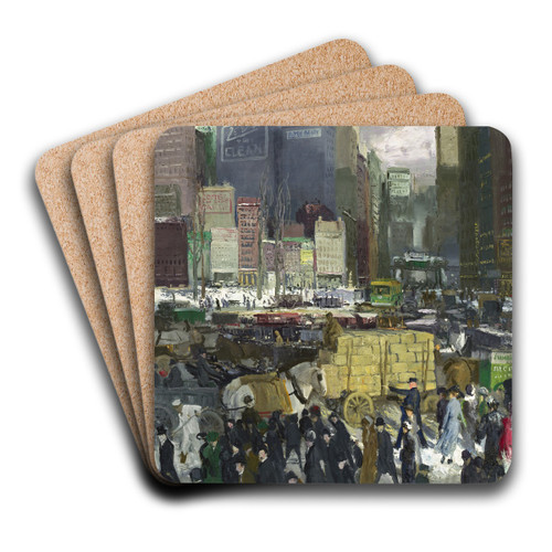 New York by George Wesley Bellows Art Drink Coaster set