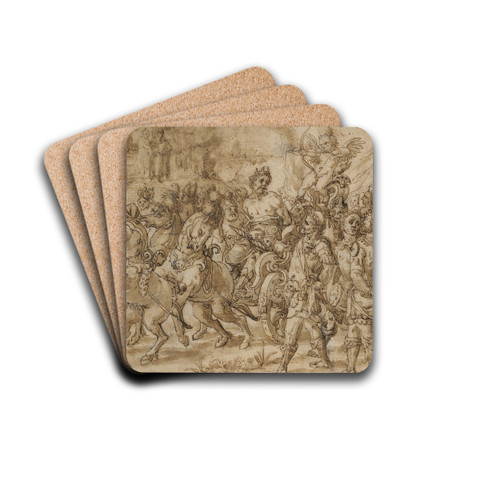 Triumph of love by Christoph Murer Drink Coasters - set of 4