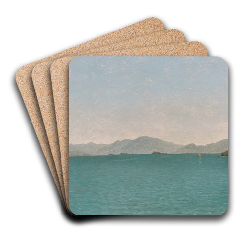 Lake George, Free Study by John Frederick Kensett Art Drink Coaster set
