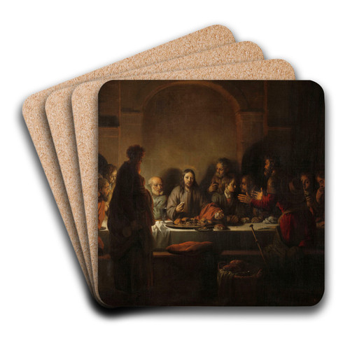 The Last Supper by Gerbrand van den Eeckhout Art Drink Coaster set