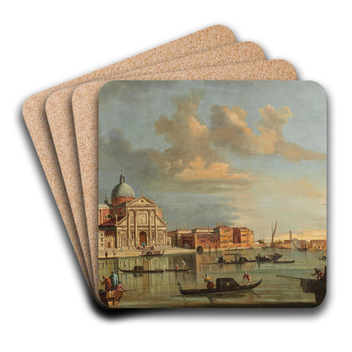 The Bacino di San Marco with San Giorgio Maggiore, Venice by Francesco Tironi Art Drink Coaster set