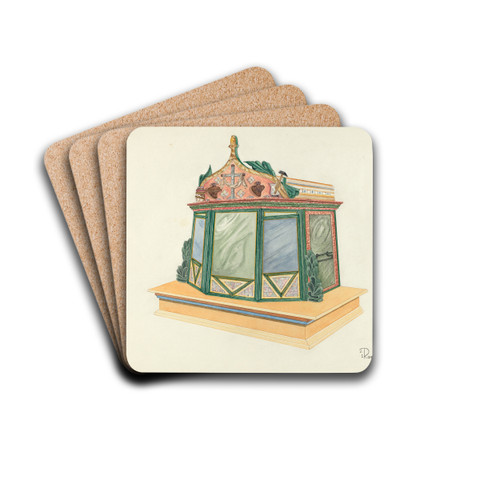 Tabernacle by Josephine C. Romano Drink Coasters - set of 4 Tabernacle by Josephine C. Romano Drink Coasters - set of 4