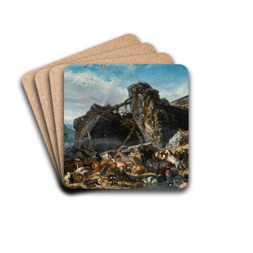 Noah's Ark by Filippo Palizzi Drink Coasters - set of 4